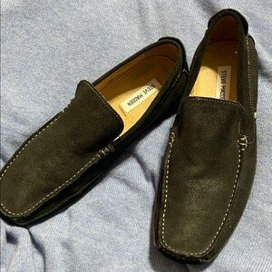 Steve Madden Dark Suede Slip-Ons